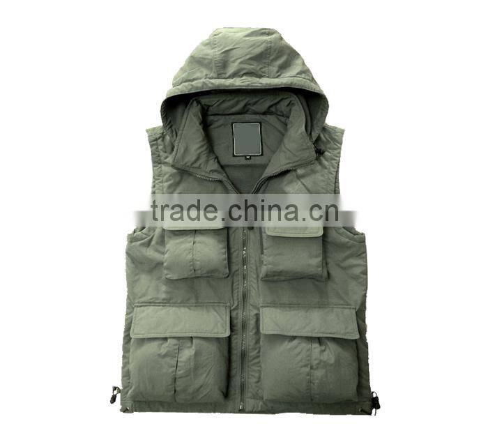 Made In China polo vest jacket Comfortable padding mens vest jacket