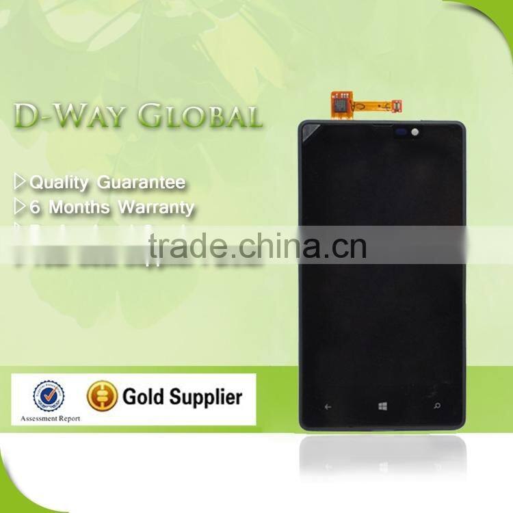 Full Tested Wholesale lcd screen display digitizer with frame for Nokia Lumia 820 lcd