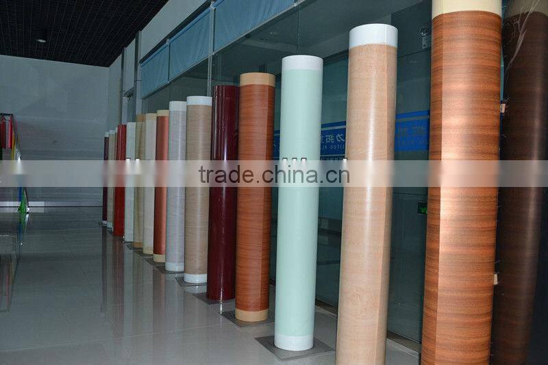 wood grain pvc furniture lamination film for door