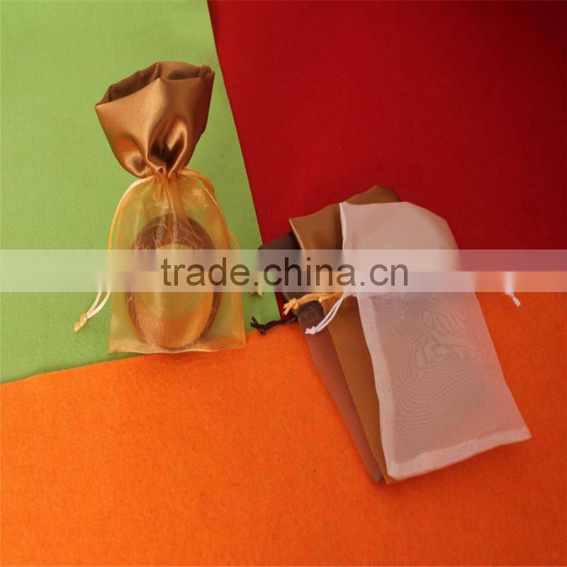 Fancy custom velvet organza jewelry bags wholesale