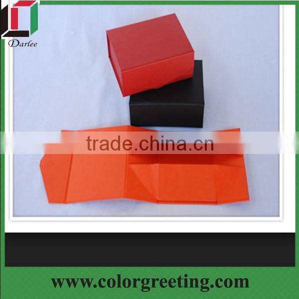rigid folding cosmetic package box unique design outer box for cosmetic high quality foldable gift box supplier in shenzhen