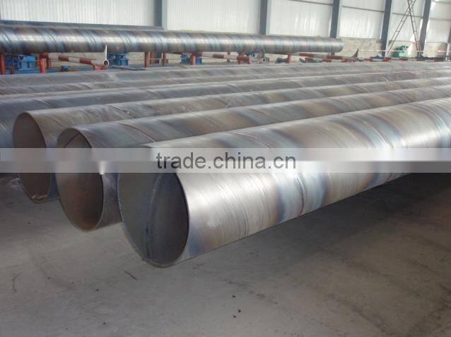 3PE coating spiral steel pipes for water gas oils