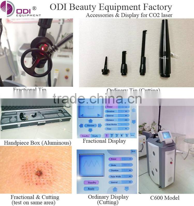 World best selling fractional co2 stretchmark and scar removal laser machine