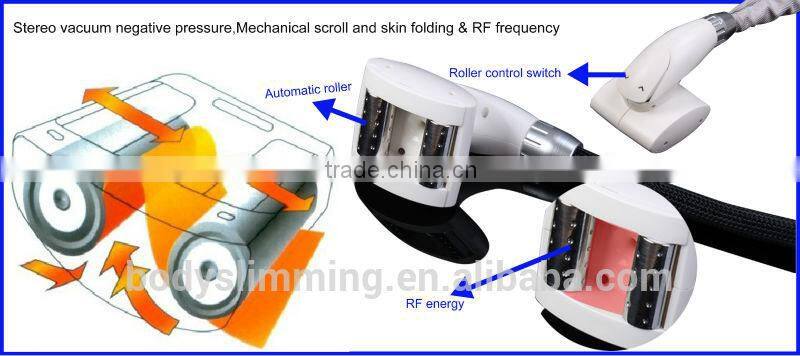 Best Selling!!! Laser Pads + RF + Vacuum Auto Roller + Photon + Cavitation 40K System Used Vacuum Slimming Machine