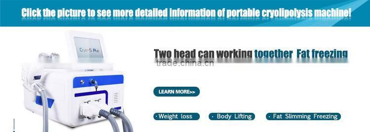 Frozen fat dissolving 3 in 1 rf cavitation cryolipolysis freezing