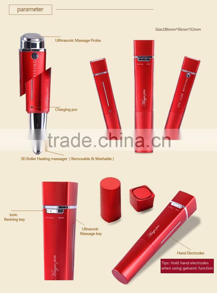 2016 New design electric ultrasonic facial massager with high quality