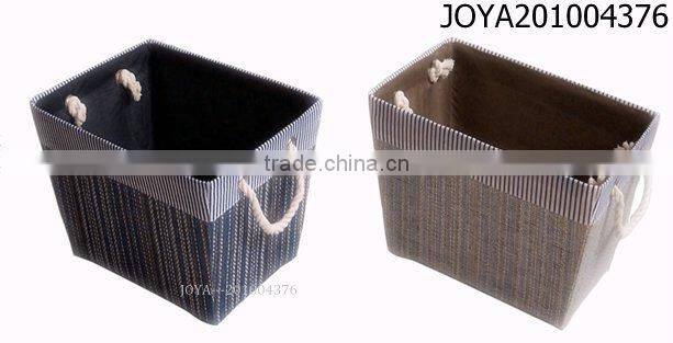 straw basket with handles