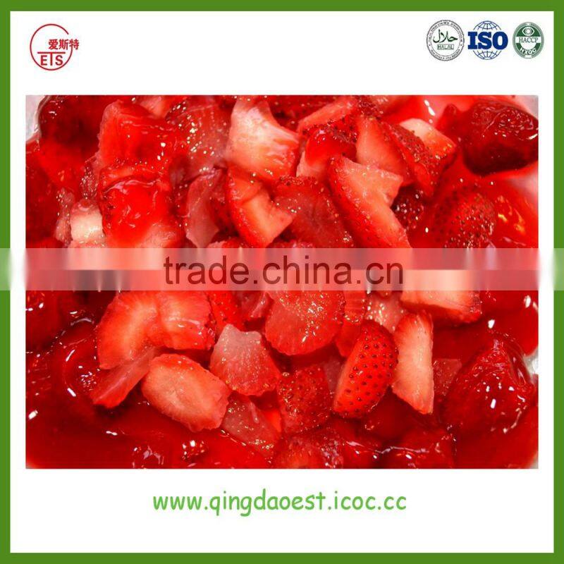 Chinese export hot sale tasty good sweet canned food canned strawberry on sale