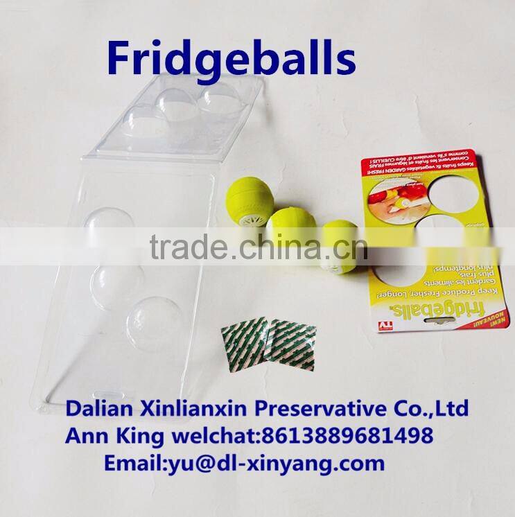Hot sale fresh fruit plastic clean fridge balls