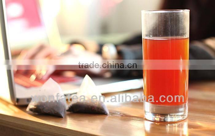 Pyramid tea bags(6*6cm with OEM tag)