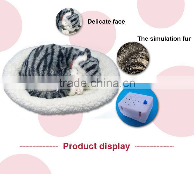 simulation cats kitten soft breathing cuddly toys