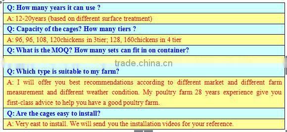 Galvanized Broiler Chicken Cage