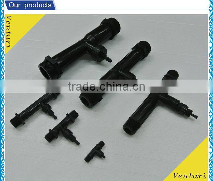 Facotry 1/2 inch 3/4 inch PVDF tube venturi / venturi fertilizer injector