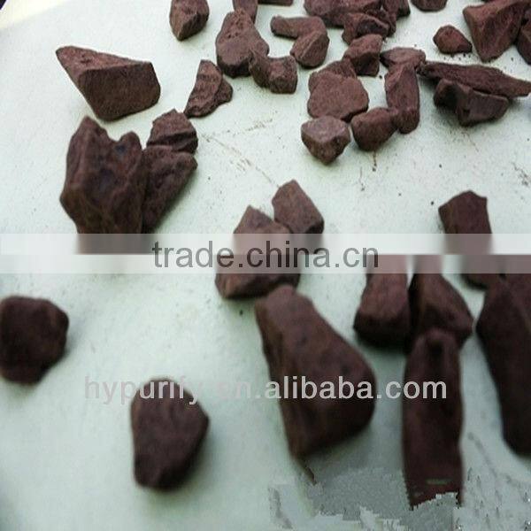 8*32mesh manganese sand filter media remove the Fe and Mn from the water