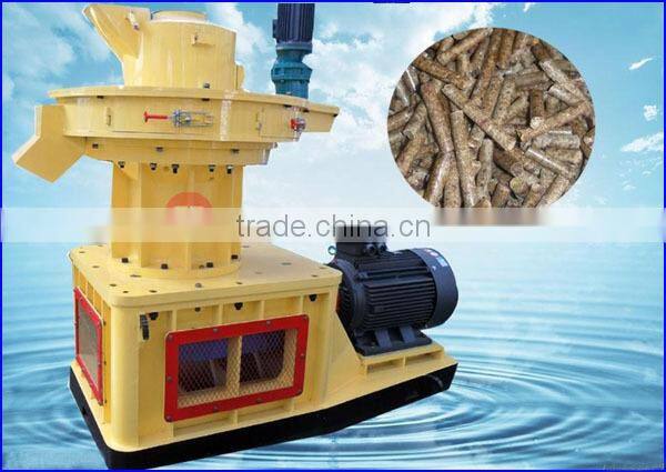 High capacity CE approved ring die vertical wood chips pellet mill from China