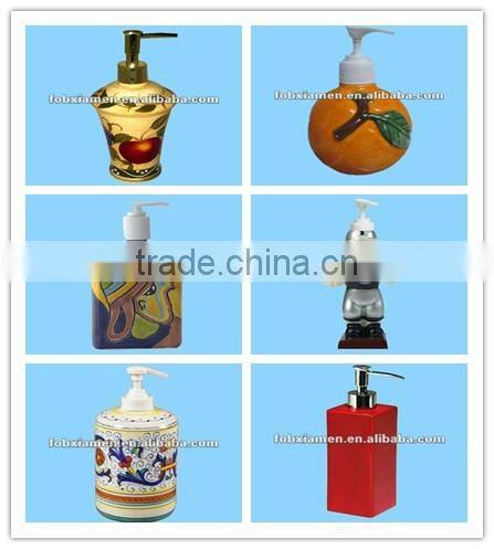 ceramic grassy bathroom liquid soap dispenser