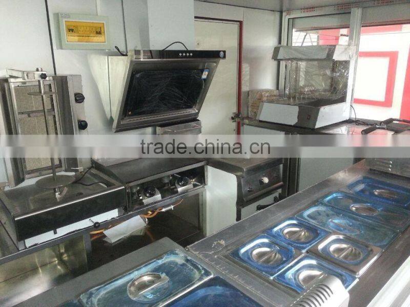 Mobile Towable Food Trailer, food catering trailer/mobile kitchen truck for sale/food service trailer