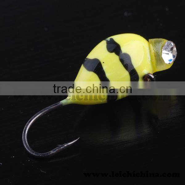 epoxy eye Tear drop tungsten ice fishing jig