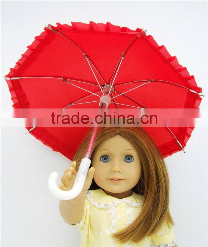 high quality doll umbrella accessories for 18inch dolls