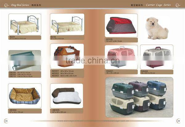 pet supplies wire plastic dog carrier for traveling