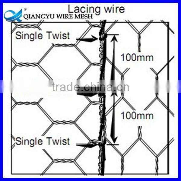 galfan gabion/ 2.2mm box gabion basket/ gabion mesh fence