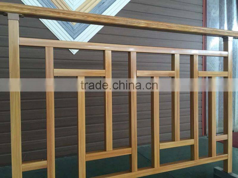 Eco-friendly WPC Zinc Steel combinations handrail/furniture/fence/railing
