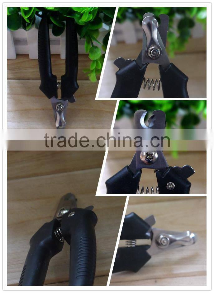 New Professional Pet Grooming Nail Clipper with Stainless Steel Cutter Head