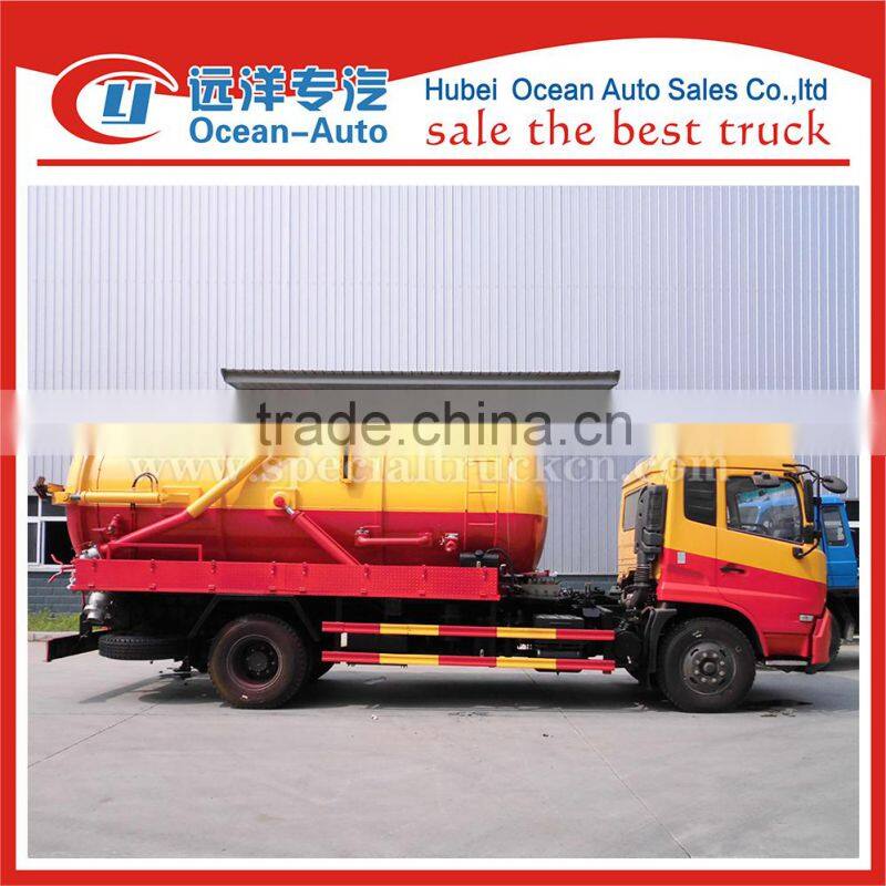 China price new industrial sewer cleaning suction truck for sale