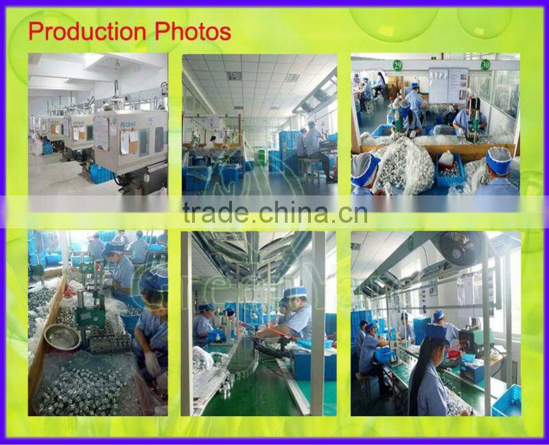 Metal crimp pump with aluminium actuator