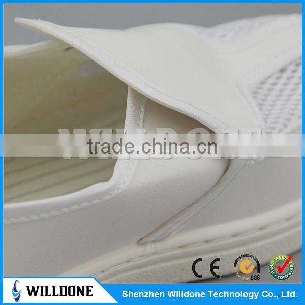 Hot sale leather double hole shoes esd Cleanroom shoes