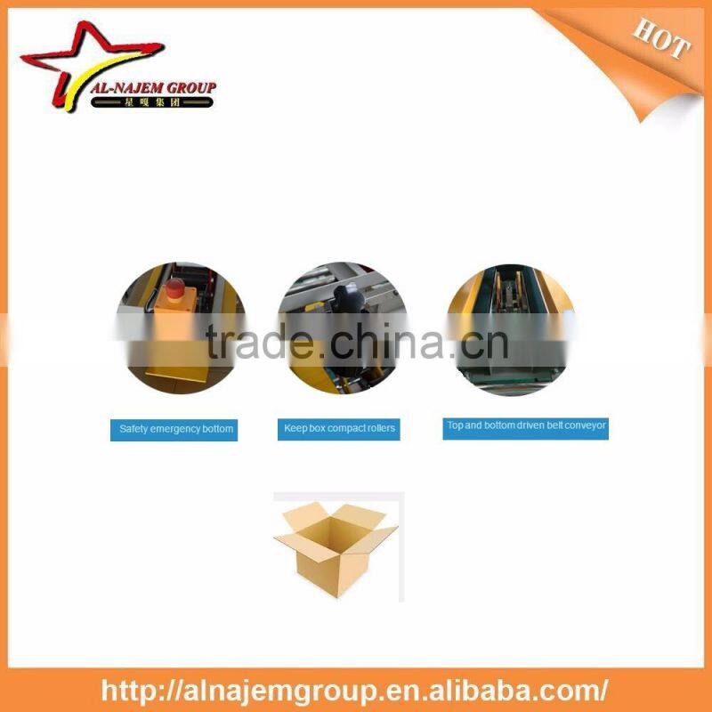 adhesive tape carton box sealer machine