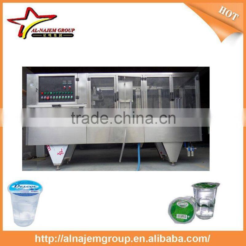 Automatic cup mineral water filler and seamer machine
