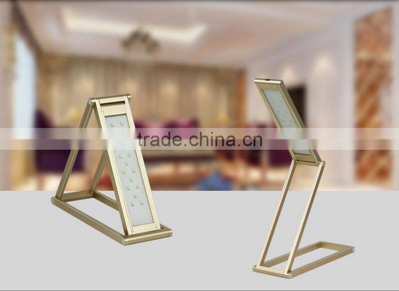 Rechargeable folding multifunction Table lamp/Led reading lamp for bed