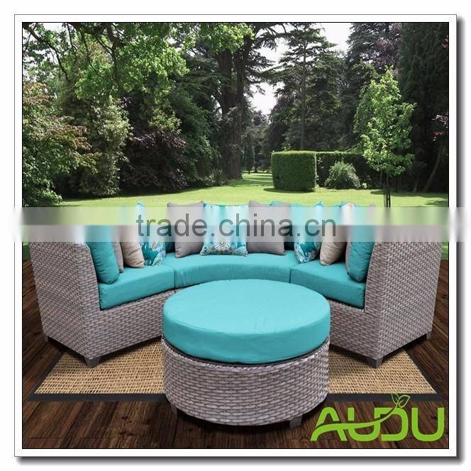 Aluminium Round Exotic Sectional Sofas