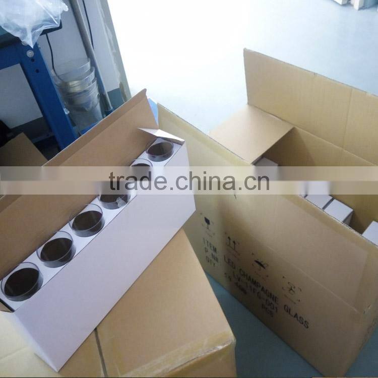 drinking glass led plastic champagne glass party glasses