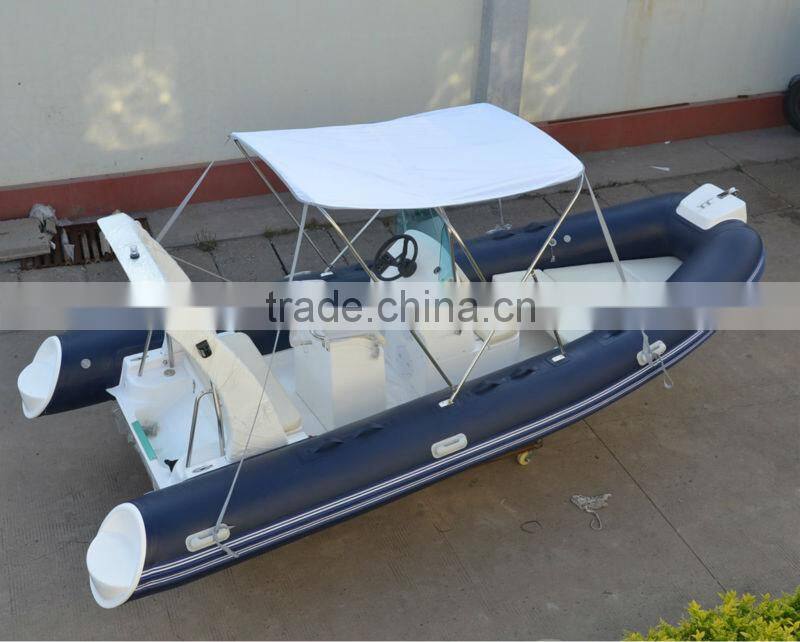China CE Approved 5.2m Rigid Hull Fiberglass Inflatable Boat