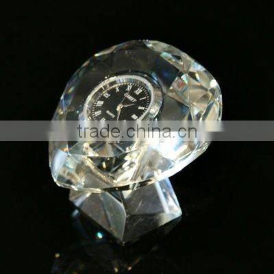 2016 crystal glass clock
