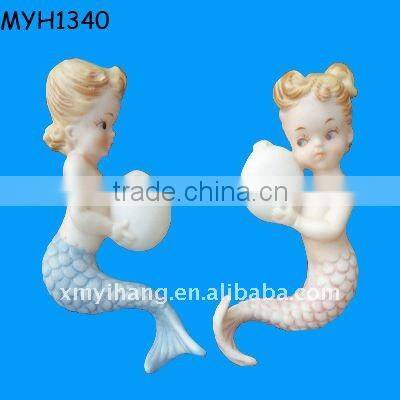 resin mermaid dolphin