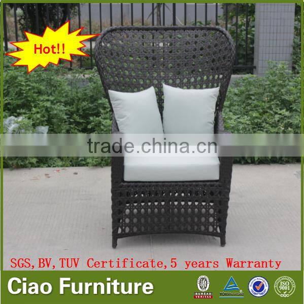 synthetic rattan garden furniture high back chair leisure chair