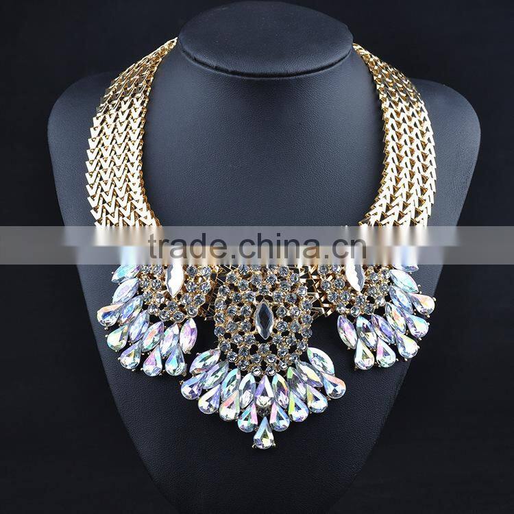2016 new style women fashion alloy jewelry necklace for laddy