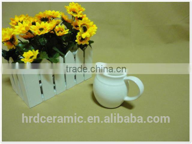 Cheap High Quality Products promotion plain ceramic milk pot