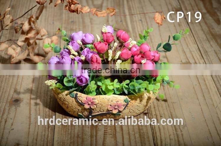 2016 Cement Flowerpot /plant pot For Yard Art