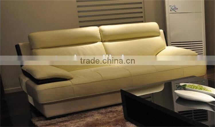 high qulity italian geniune leather corner sofa for living room