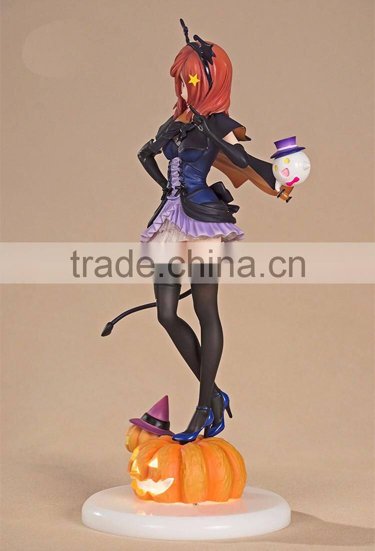 Halloween theme pumpkin love live sexy girl Pile statue