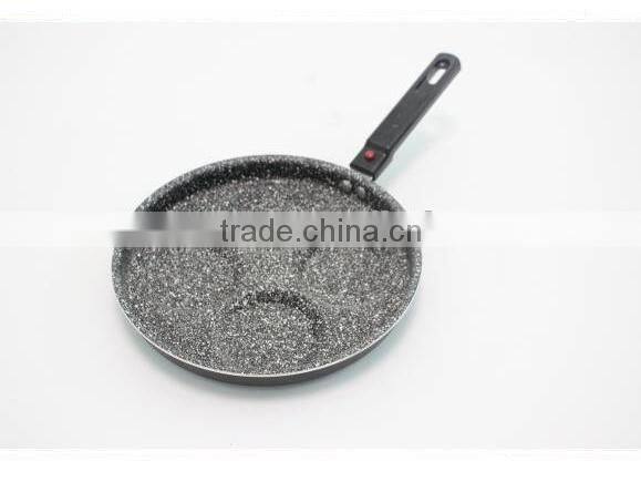 non stick marbel coating multi-use divided frying pan