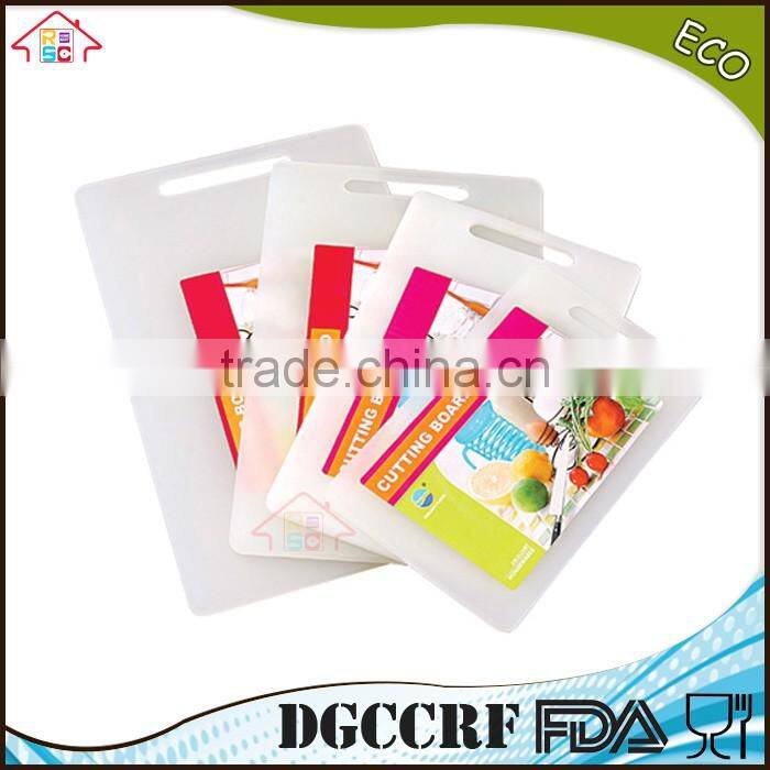 NBRSC Plastic polypropylene vegetable cutting board sala chopper chopping block