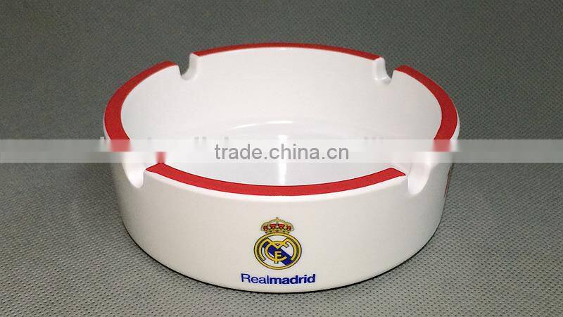 Frosting Round Melamine Ashtray with cover