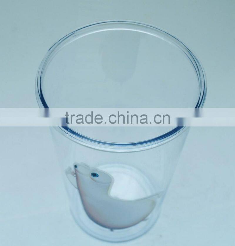 hot sale clear glass food grade custom glass mugs with color changing