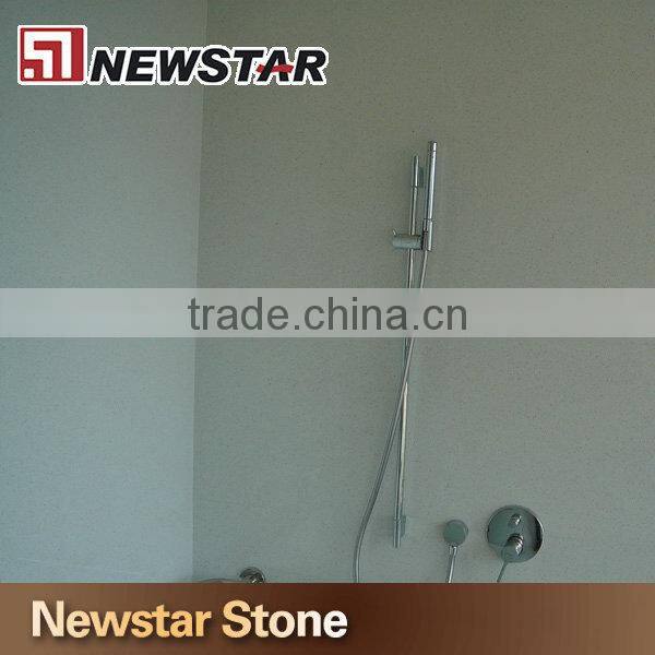 New durable material white quartz tub surround