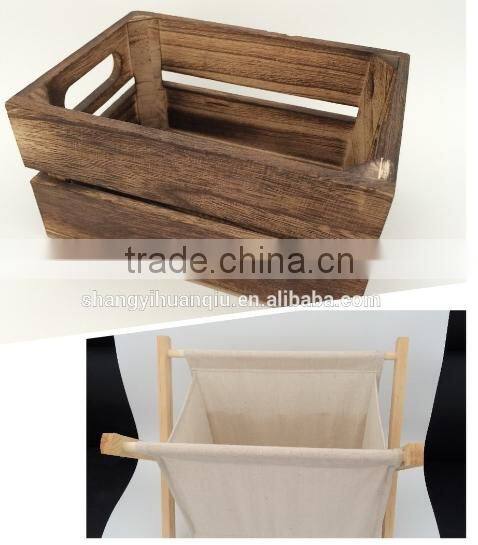 Colorful wooden bird cage with painted flower